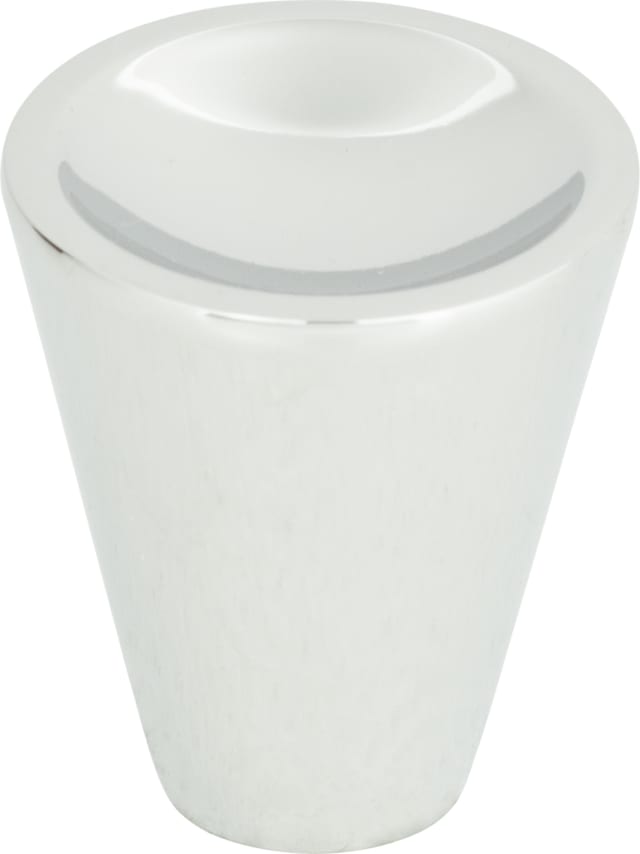 Dap Cone Knob 1 Inch Polished Chrome