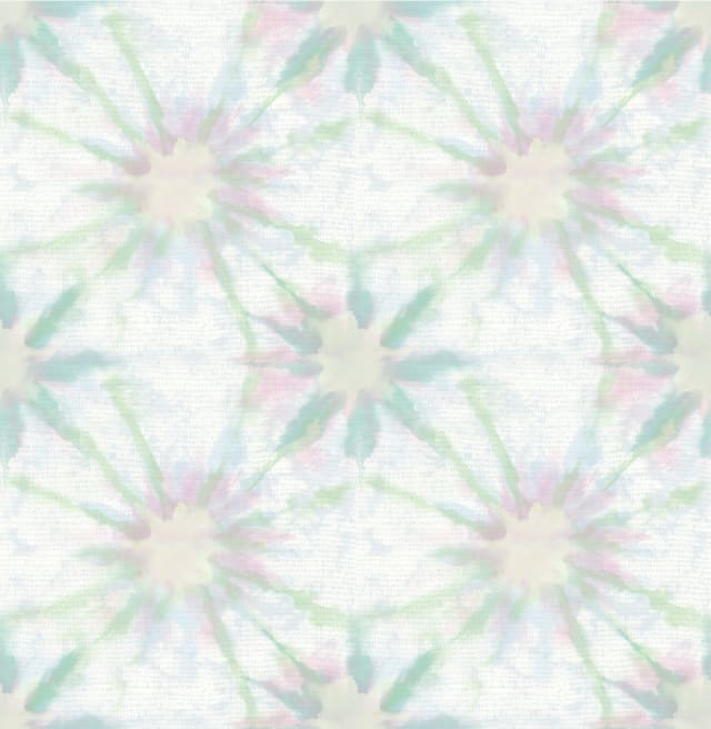Iris Green Shibori Wallpaper