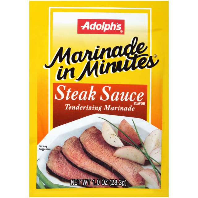 Adolph's Marinade In Minutes Steak Meat Marinade, 1.0 oz