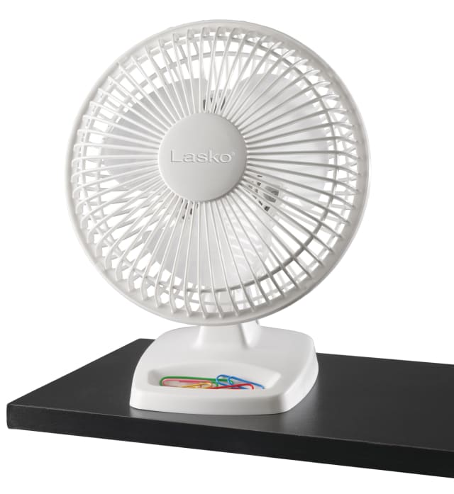 Lasko 6-inch Personal Fan with Storage Tray