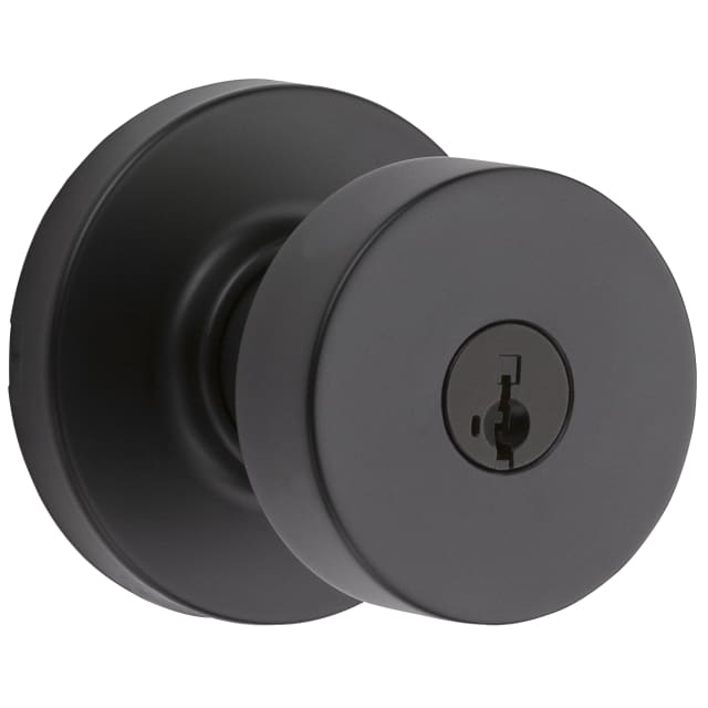 Cambie Keyed Entry Knob (Round) - featuring SmartKey in Matte Black