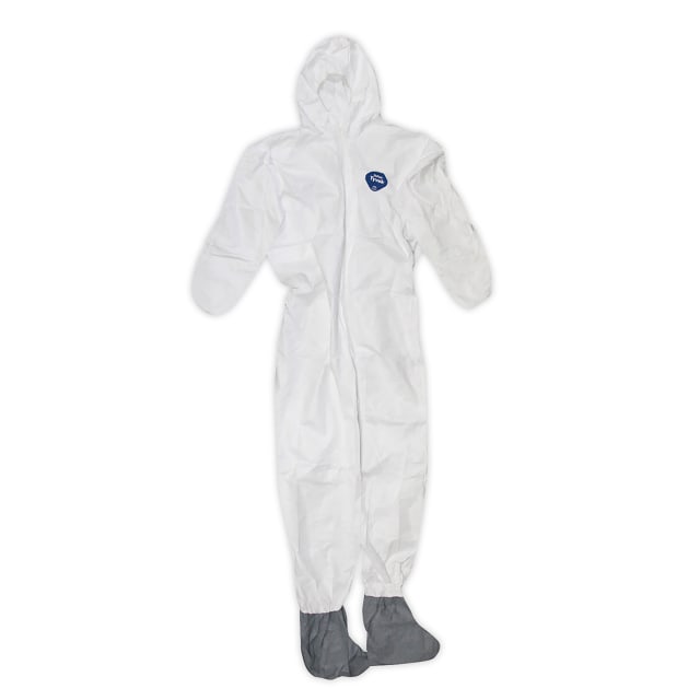 Tyvek® Coveralls with Hood &amp; Boot, Medium