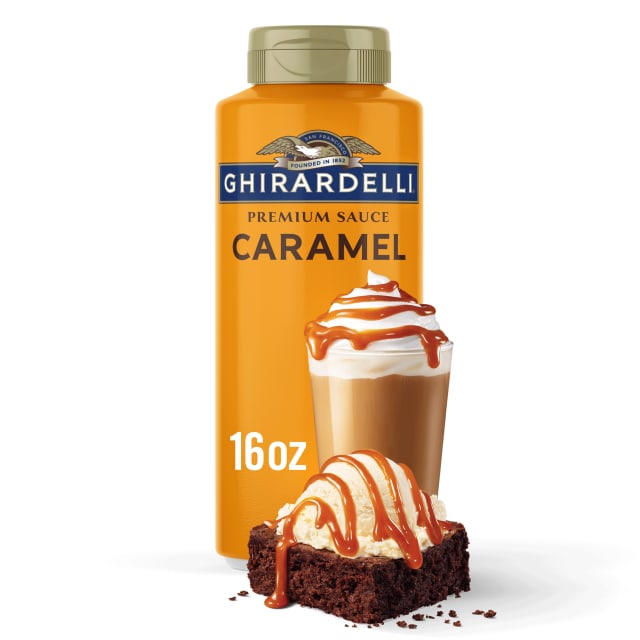 GHIRARDELLI Premium Caramel Sauce, 16 oz Bottle
