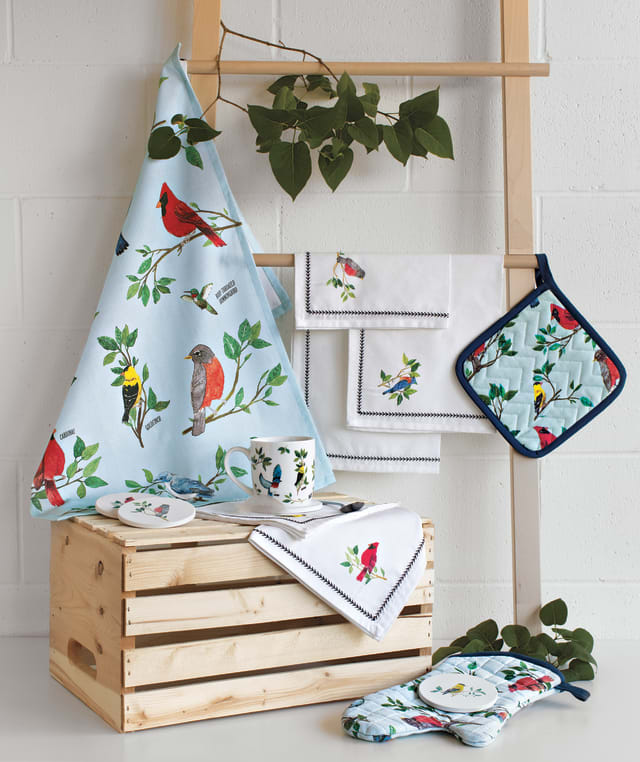 Birdsong Dishtowel