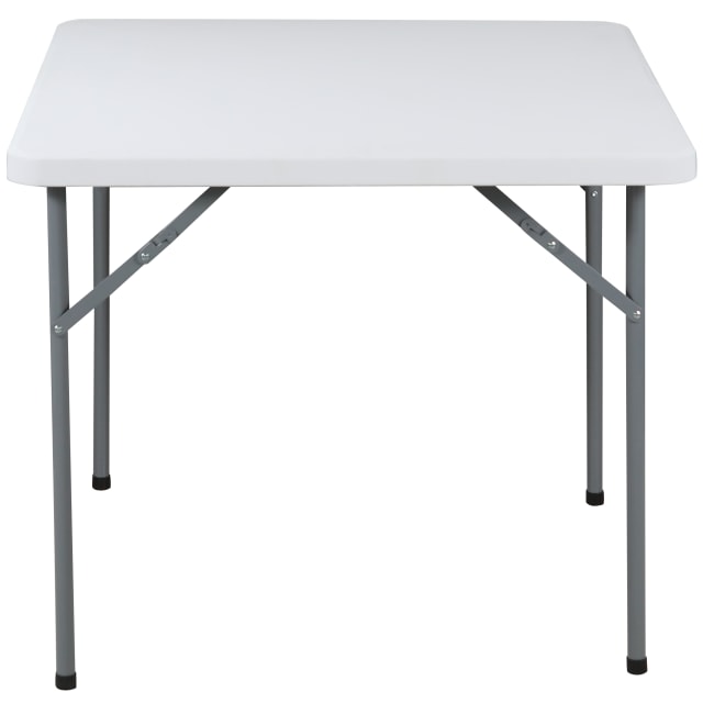 IndestrucTable® Classic Folding Table, Platinum Granite - 34" Square
