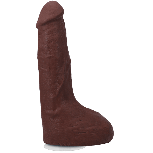 The Realistic Cock - Squirting Cock - With Removable Vac-U-Lock Suction Cup - ULTRASKYN - 9.5 Inch (with balls)