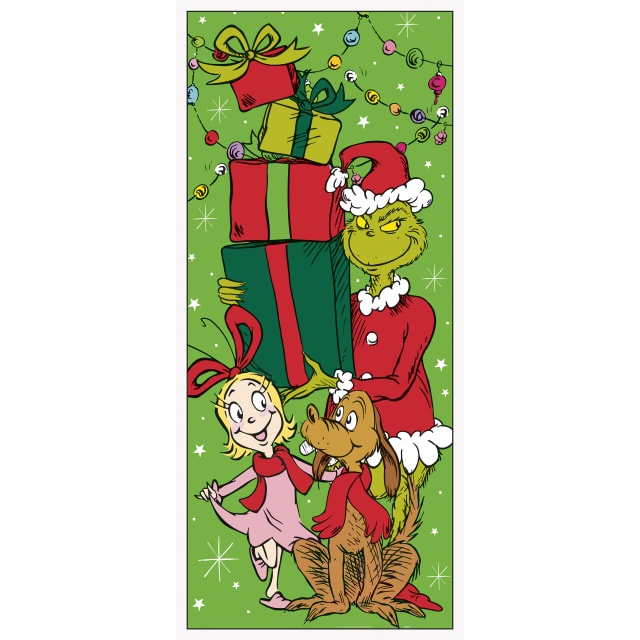 38657  Grinch Door Poster, 27" x 60"