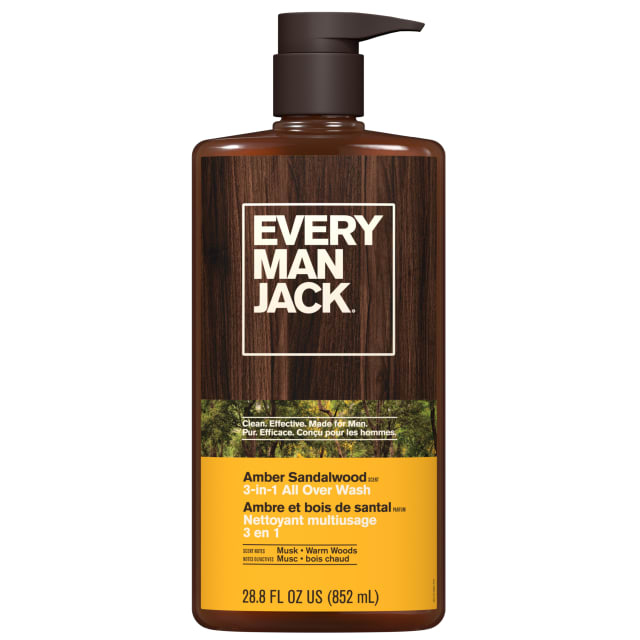 Every Man Jack Sandalwood Teak All Over Wash - 28.8 fl oz