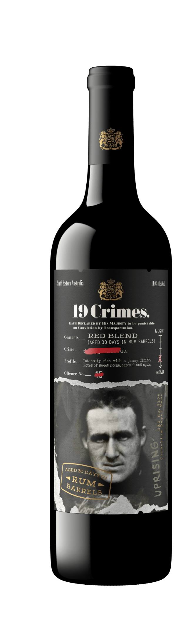 19 Crimes Uprising Red Rum Barrel 750ML