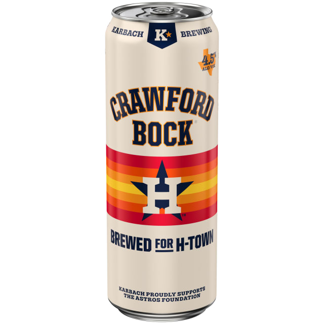Karbach Brewing Company Crawford Bock Beer, 25 fl. oz. Can, 4.5% ABV