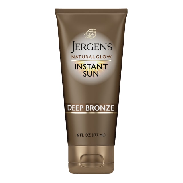 Jergens Natural Glow Instant Tanning Moisturizer, Deep Bronze, 6 fl oz