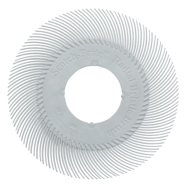 Scotch-Brite™ Precision Cepillo radial Bristle, PN-RB, 120+, 152,4 mm (6 in), tipo C, sin adaptador