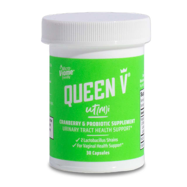 QUEEN V uT(m)i Probiotics- Probiotic Capsule, 30 ct.,  2 strains of Lactobacillus &amp; Cranberry, Urinary Tract Health Support*