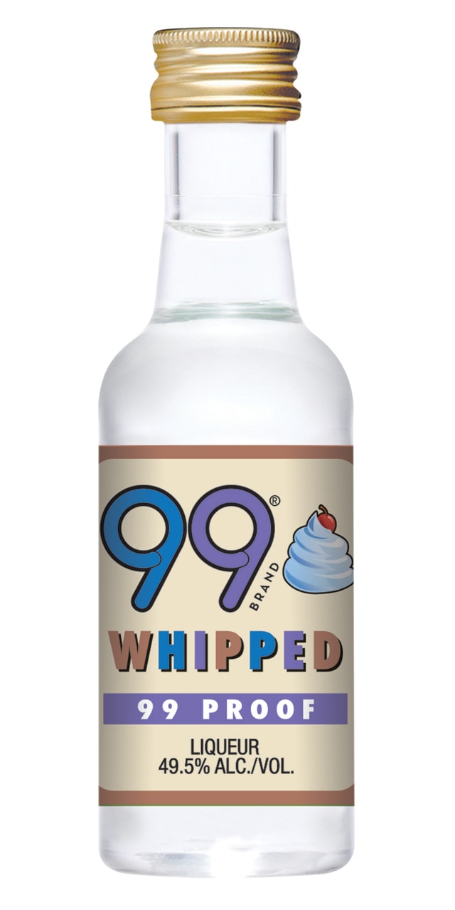 99 Schnapps Whipped Plastic 10/12PK 50ML