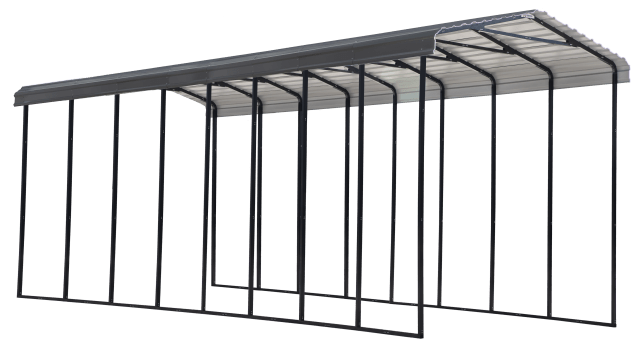 Galvanized Steel Rv Carport, 14X38X14