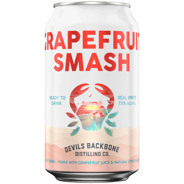 Devils Backbone Distilling Co. Grapefruit Smash 7.5%, 12 fl. oz. Can