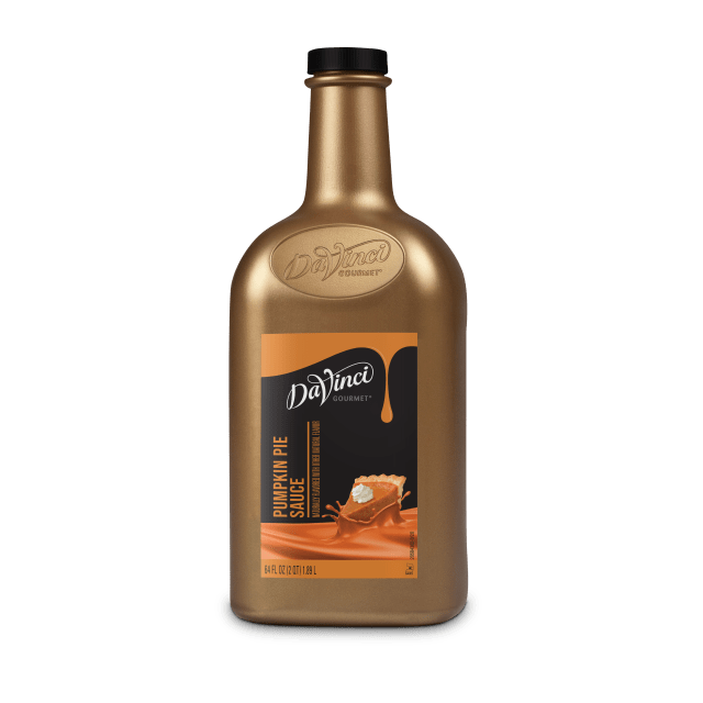 DaVinci Gourmet Pumpkin Pie Sauce, 6 x 64 fl oz (1/2 gallon)