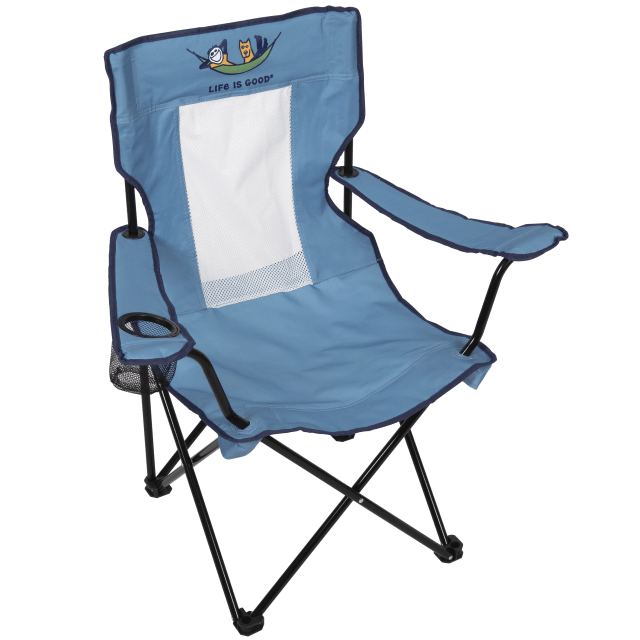 Life is Good Mesh Back Quad Chair