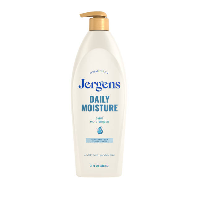 Jergens Daily Moisture Body Lotion For Dry Skin, 21 fl oz