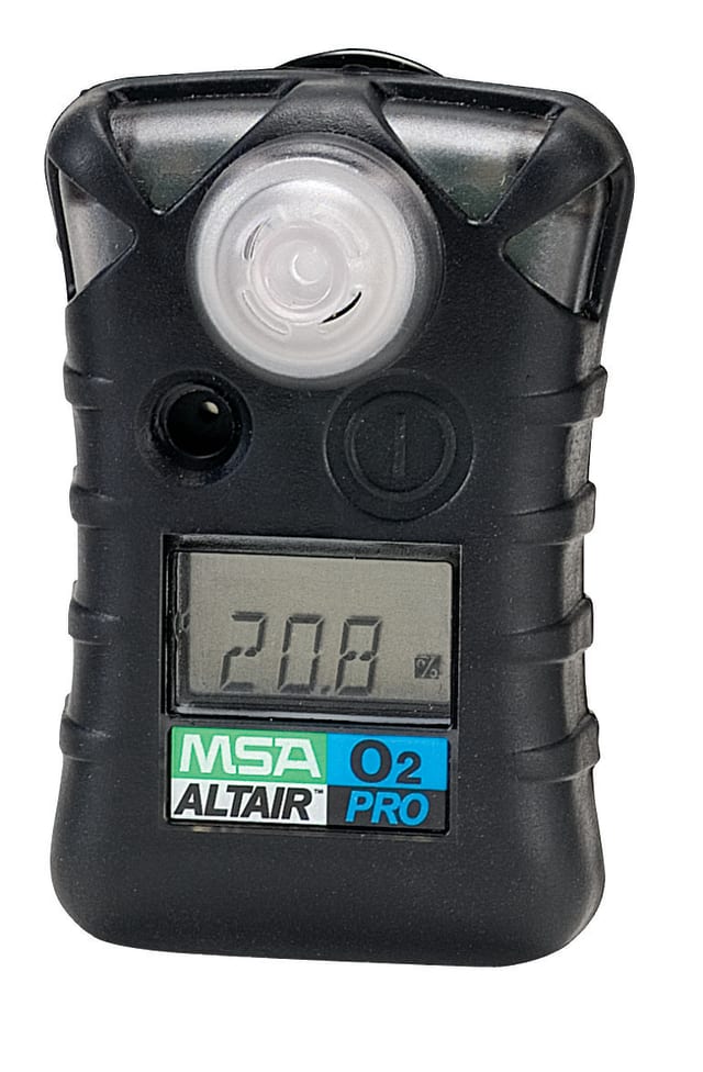 ALTAIR Pro w/ Alternate Setpoints: Oxygen O2 (Low: 18.0%, High: 19.5%)