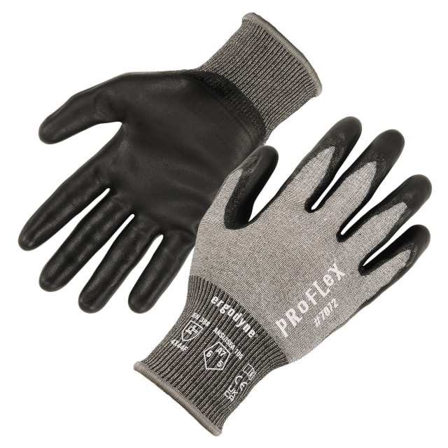 7072 1-pair 2XL Gray ANSI/ISEA 105-2016 A7 CR Gloves - Nitrile - 18g