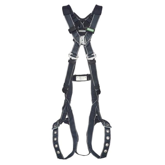 V-Form Welding Harness, Back D-Ring, Tongue Buckle Leg Straps, Standard (STD)
