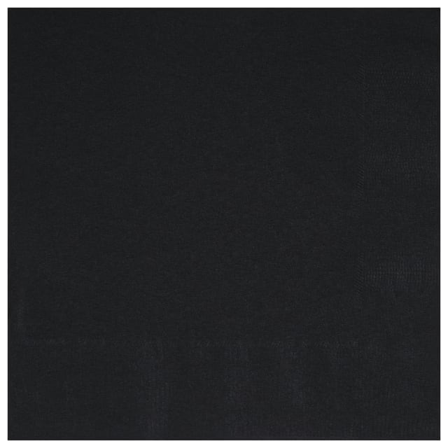 3202  Midnight Black Solid Luncheon Napkins, 20ct