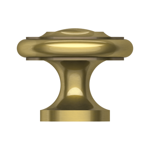 4491 Dominion Knob 1.25", In Heirloom Brass