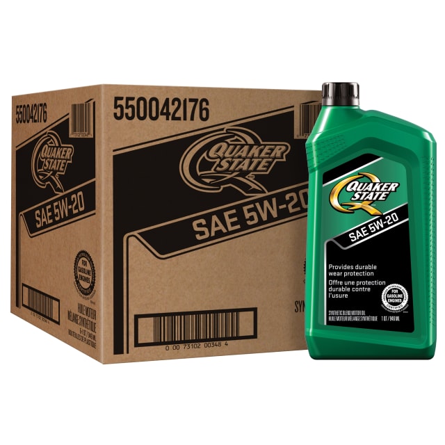 Huile moteur Quaker State 5W-20, 0,946 litre (caisse de 6)