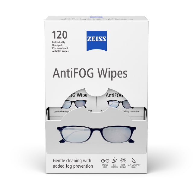 ZEISS Anti-Fog Wipes 120 ct