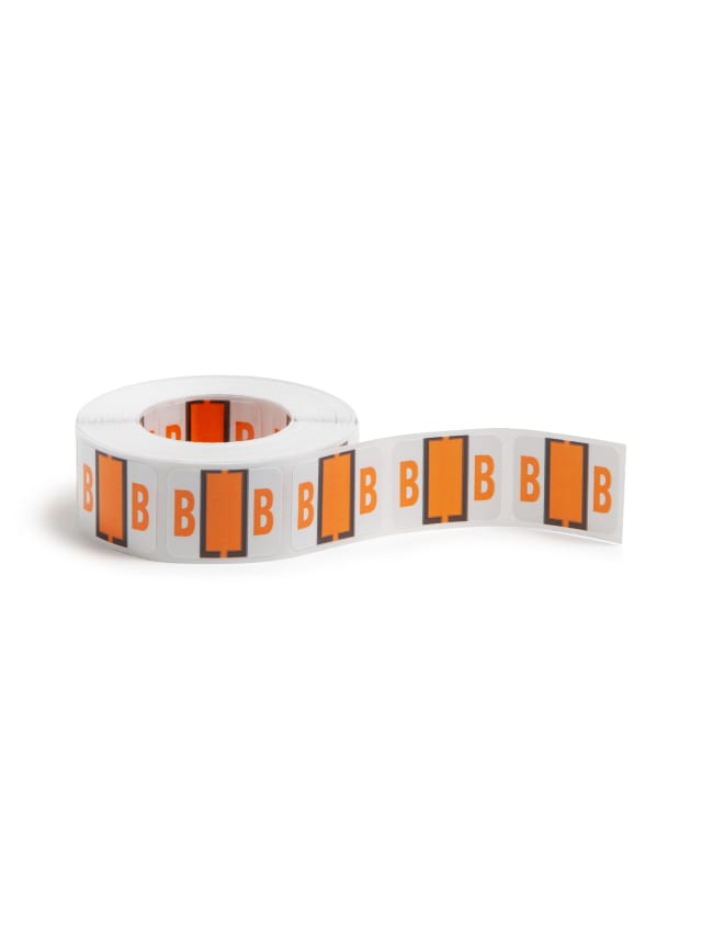 BCCR Bar Style Color-Coded Alphabetic Labels, A-Z Rolls