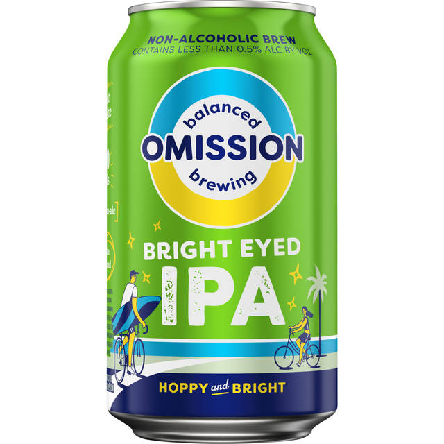 Omission Bright Eyed IPA Beer 12 fl oz Can