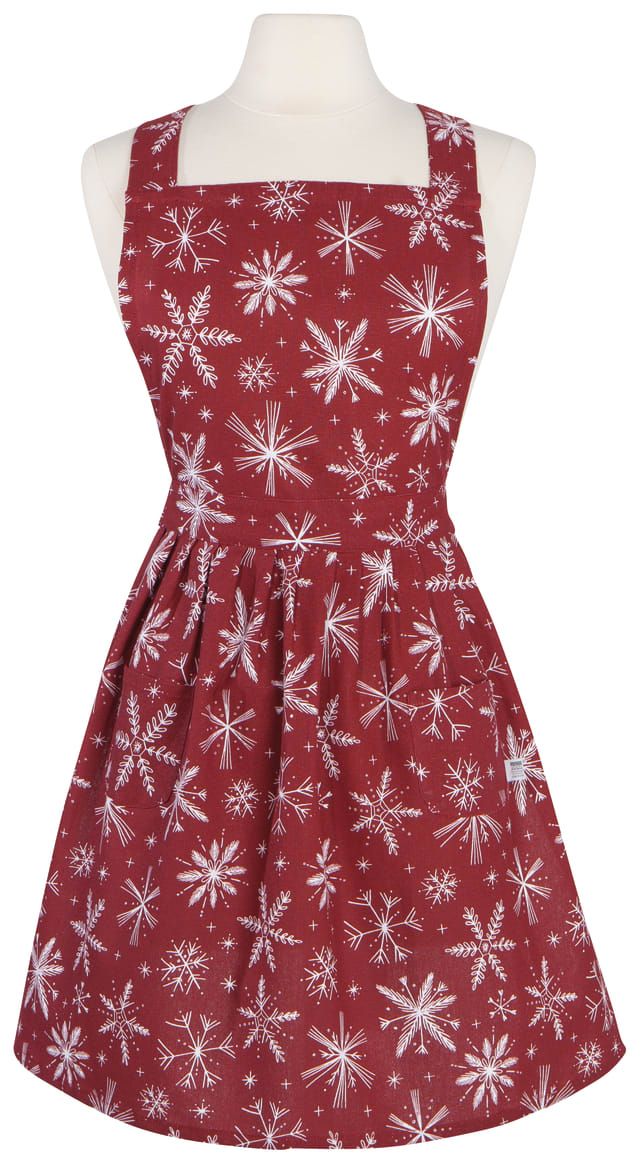 Snowflakes Classic Christmas Apron