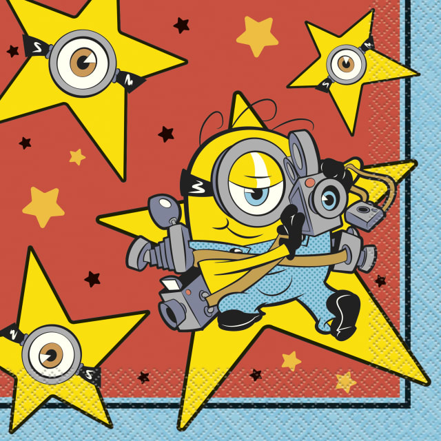 45988 Minions 3 Luncheon Napkins, 16ct
