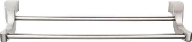 Aqua Bath Towel Bar 30 Inch Double Brushed Satin Nickel