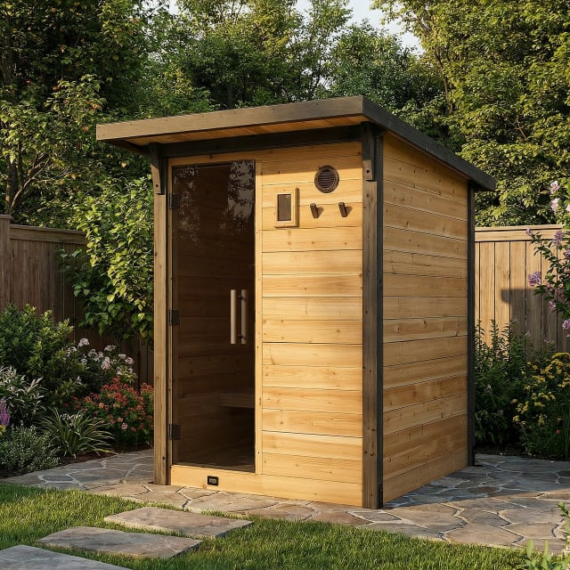 Bennett 2-4 Person Outdoor Cabin Sauna - Costco