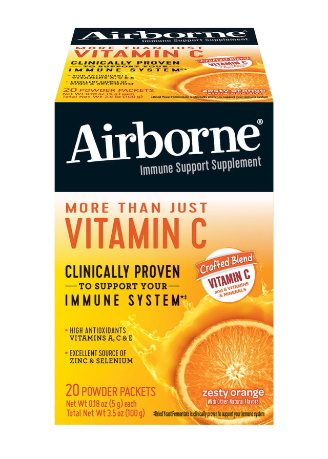 AIRBORNE® Powder Packet - Zesty Orange 48/20 ct.
