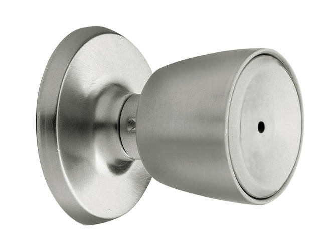 Beverly Privacy Knob in Satin Chrome