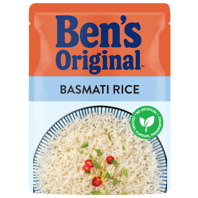 BEN'S ORIGINAL Microwave Rice Basmati 250g Pouch