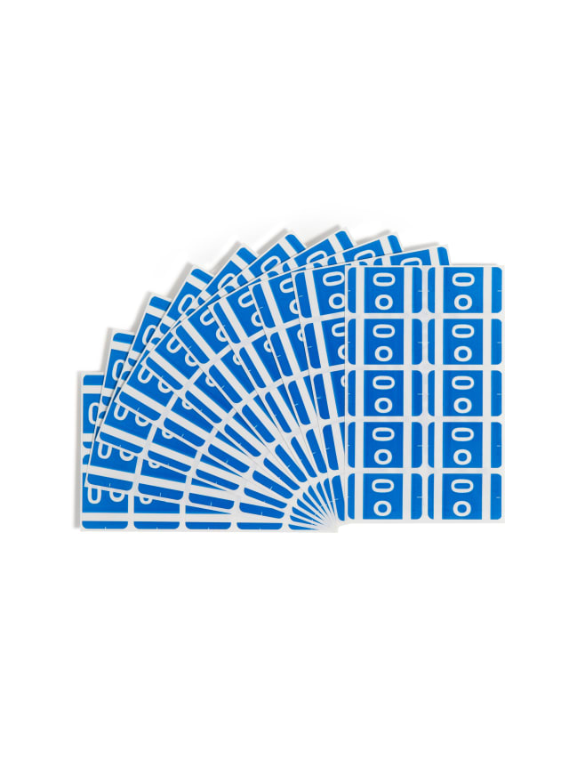 AlphaZ® ACCS Color Coded Alphabetic Labels - Sheets