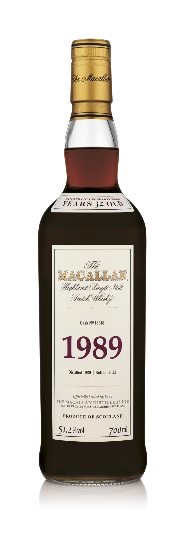 The Macallan Fine and Rare 1989 Cask No. 18618 70cl