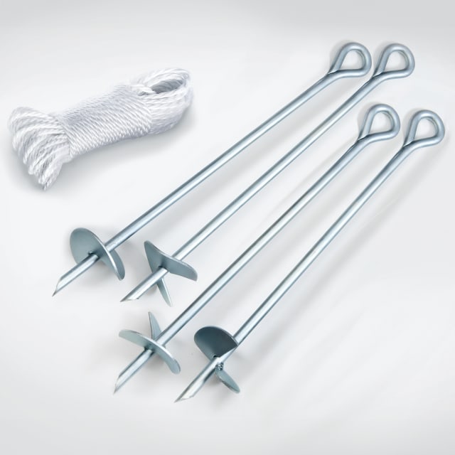 ANCHOR, AUGER KIT, 3"X15" SET OF 4