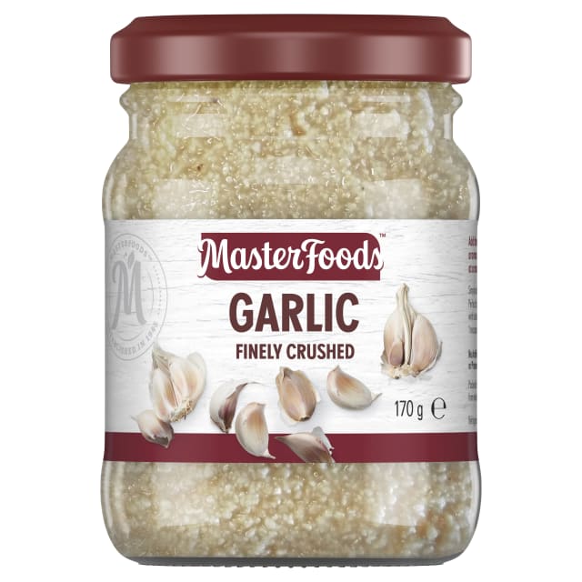 MASTERFOODS Garlic Finely Crushed 170g Jar