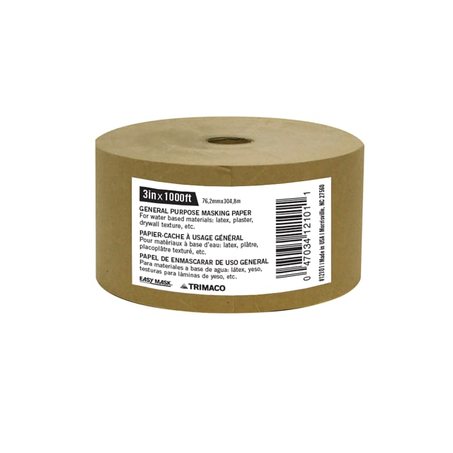 Easy Mask® General Purpose Masking Paper, Brown, 3"x1000'