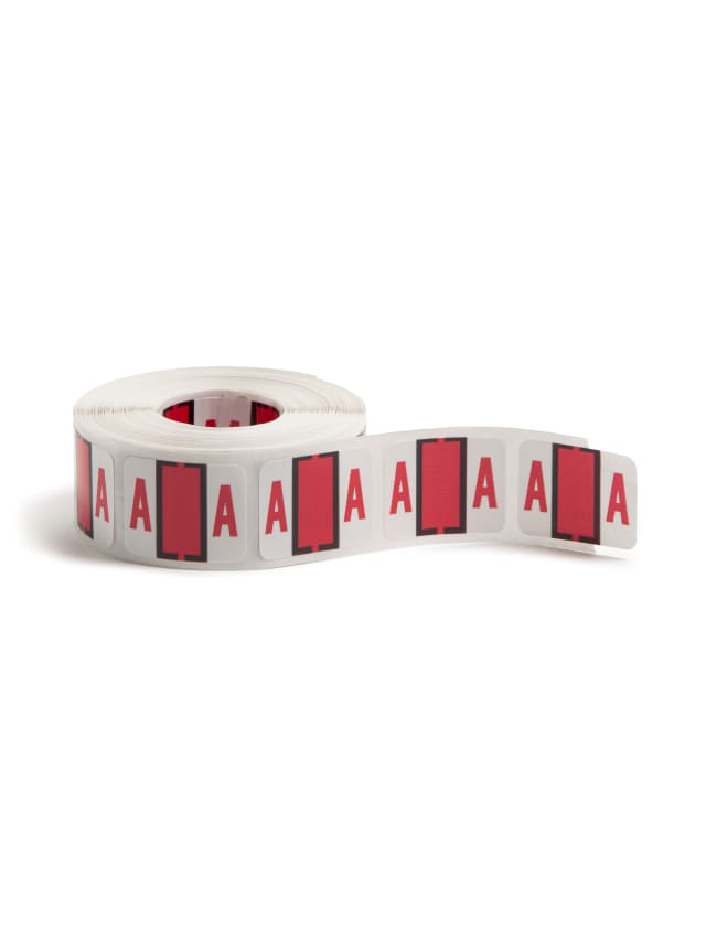 BCCR Bar Style Color-Coded Alphabetic Labels, A-Z Rolls