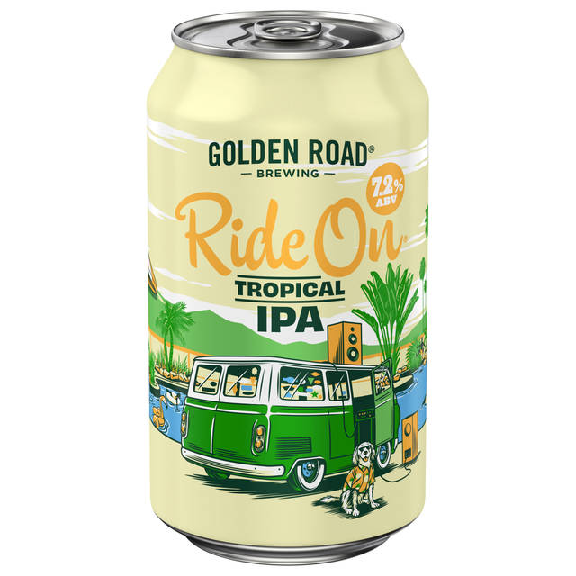 Golden Road Brewing Tropical IPA Ride On Beer 12 fl oz