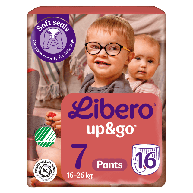 Libero Up&amp;Go 7 pant diaper, 16-26 kg, 16 pieces