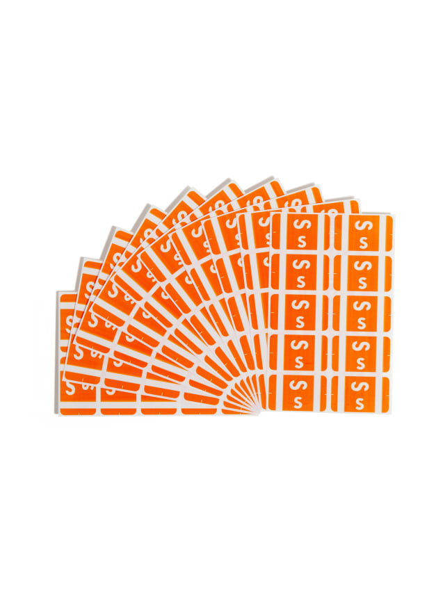 AlphaZ® ACCS Color Coded Alphabetic Labels - Sheets