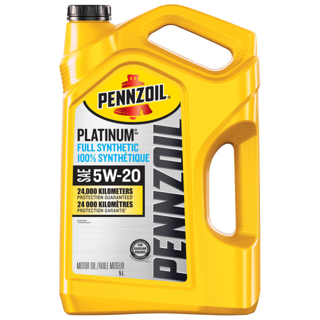 Pennzoil Platinum Full Synthetic 5W-20 Motor Oil, 5 Litre