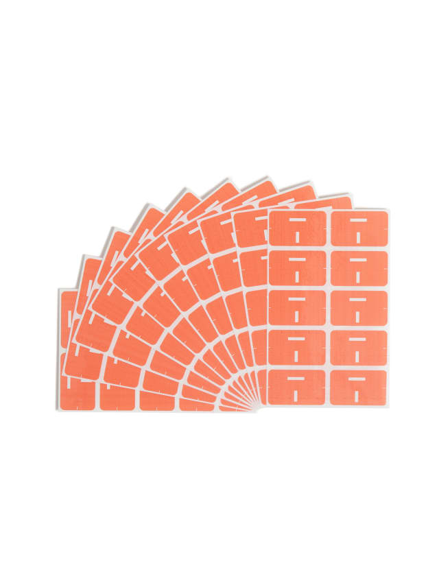 AlphaZ® ACCS Color Coded Alphabetic Labels - Sheets